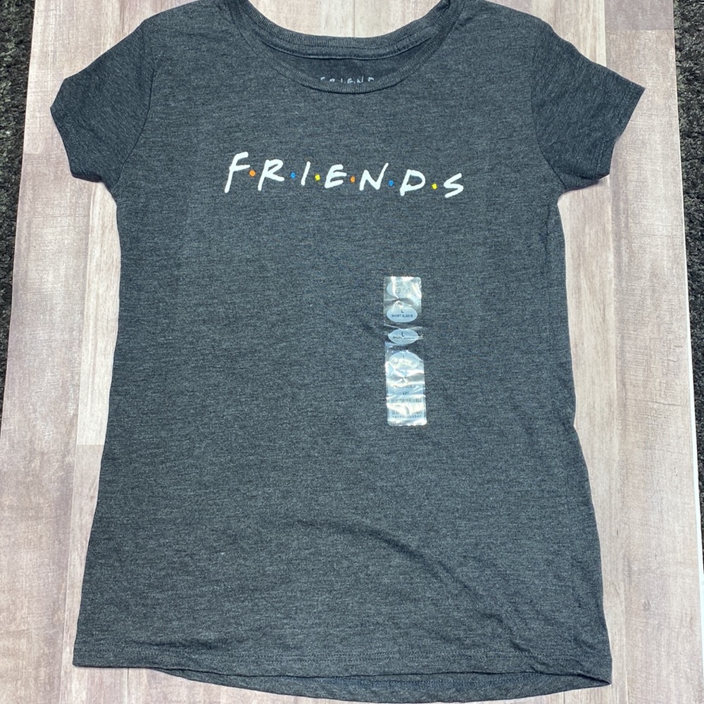 Girls F•R•I•E•N•D•S Grey T-Shirt